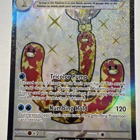 2024 Wugtrio Ex - 190/162 - Ultra Rare - SV5: Temporal Forces - Pokemon TCG NM/Mint