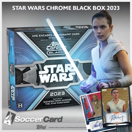 Star Wars Chrome Black Hobby Box 2023 - Sealed