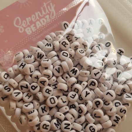 Letter beads bag