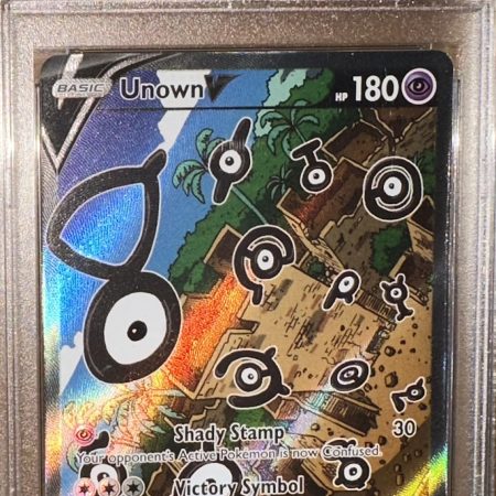 Unown V 2022 Pokemon SWSH Silver Tempest 177/195 Alt Art PSA 10