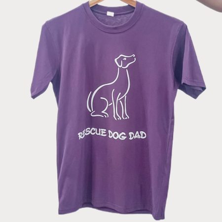Rescue dog dad tshirt