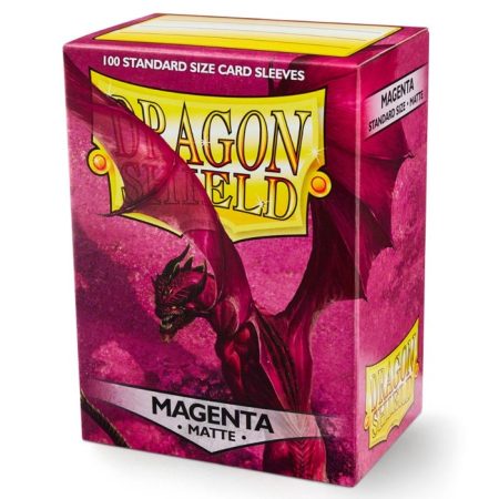 Dragon Shield Sleeves: Matte Magenta (100)