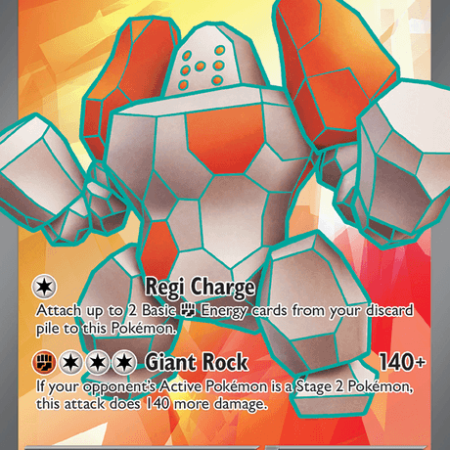 Regirock ex 214/182 Full Art Destined Rivals