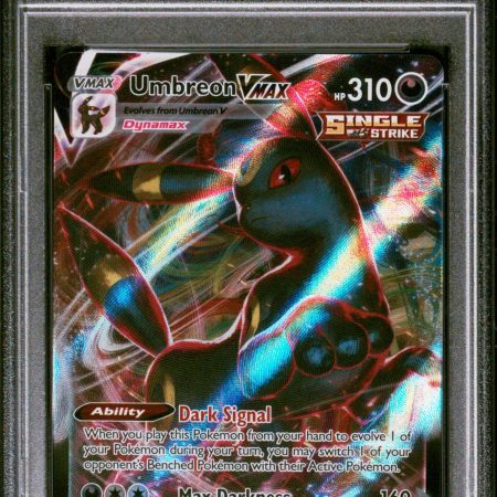 PSA 10 POKEMON SWORD & SHIELD EVOLVING SKIES #095 FULL ART/UMBREON VMAX