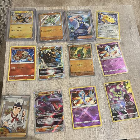 12 random pokemon cards
