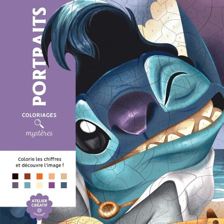 Coloriages mystères Disney - Portraits