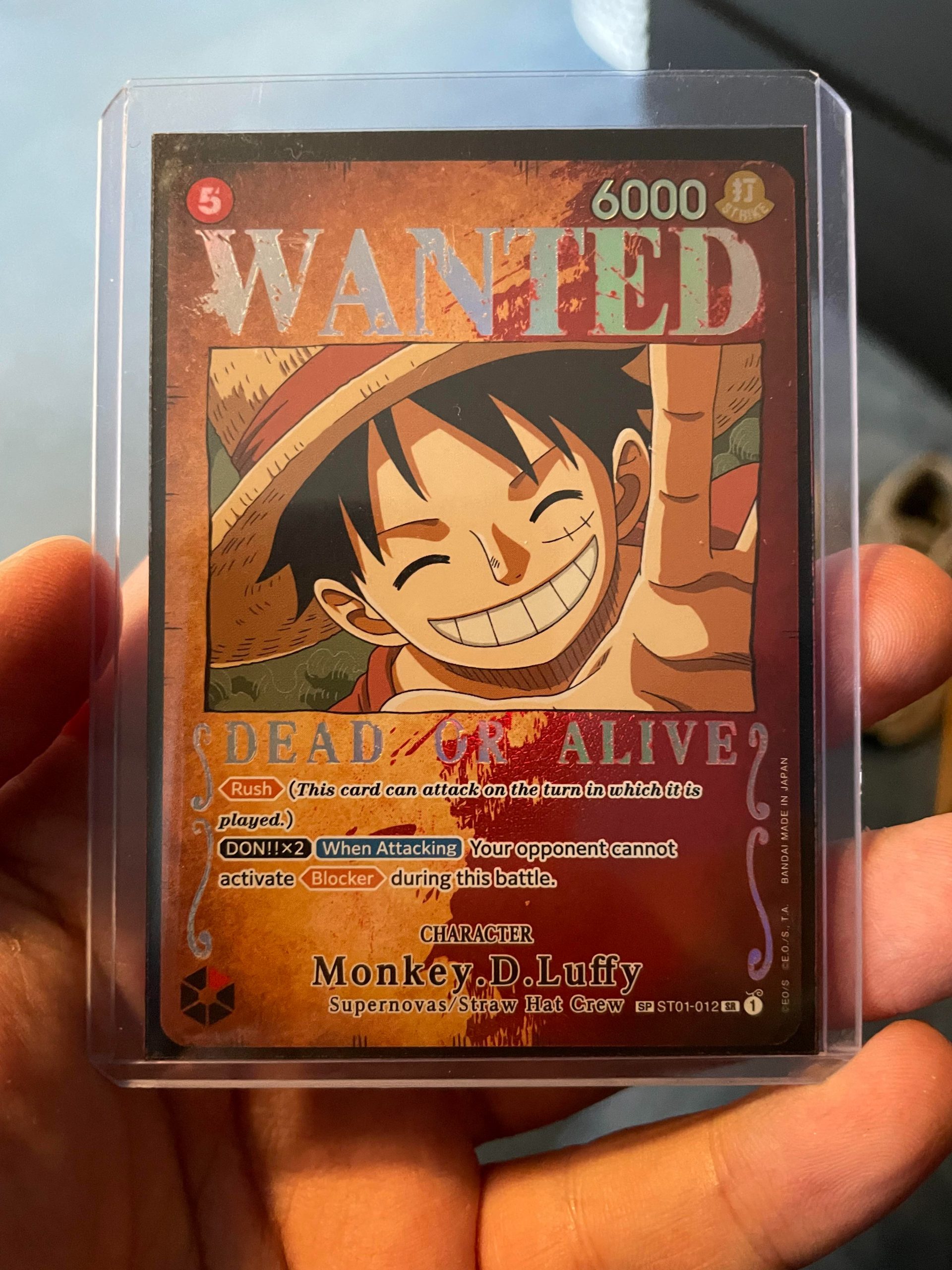 Monkey.D.Luffy (Wanted Poster) [Pillars of Strength]