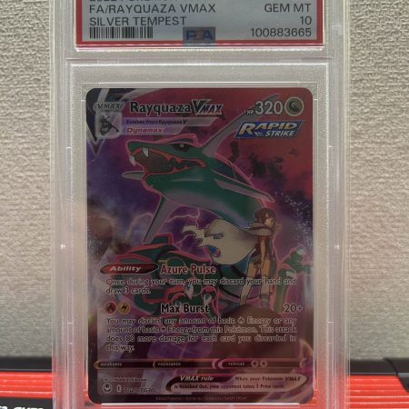 2022 Pokemon Silver Tempest Rayquaza VMAX Trainer Gallery Holo #TG20/TG30 PSA 10