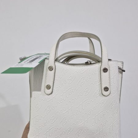 Benetton white bag