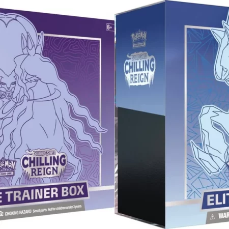 Pokemon Elite Trainer Box Chilling Reign Shadow Rider Calyrex ETB Ice Rider Calyrex ETB