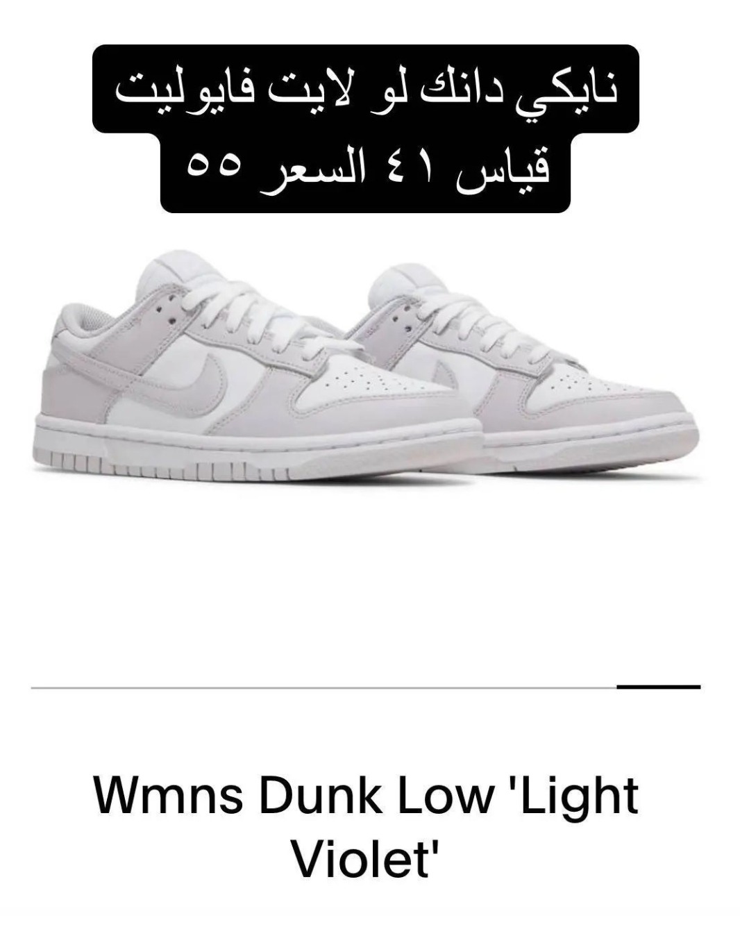 Nike dunk low light Violet