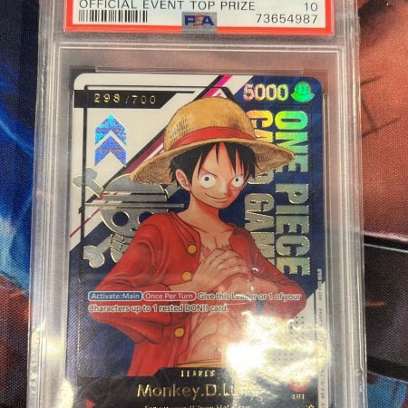 2023 ONE PIECE PROMOS OFFICIAL EVENT SERIALIZED TOP PRIZE