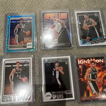 Wembanyama card collection