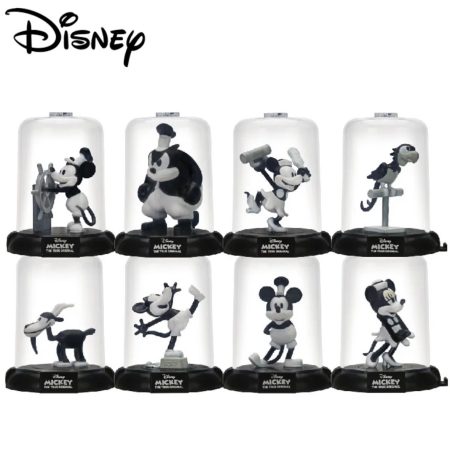 Disney Mickey Mouse Figures Blind Box Toys Minnie Pete Anime Doll Collection Mystery Box Room Decoration