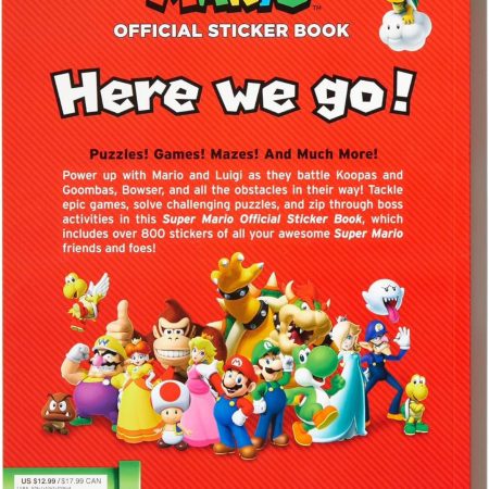 Super Mario Official Sticker Book (Nintendo®): Over 800 Stickers!