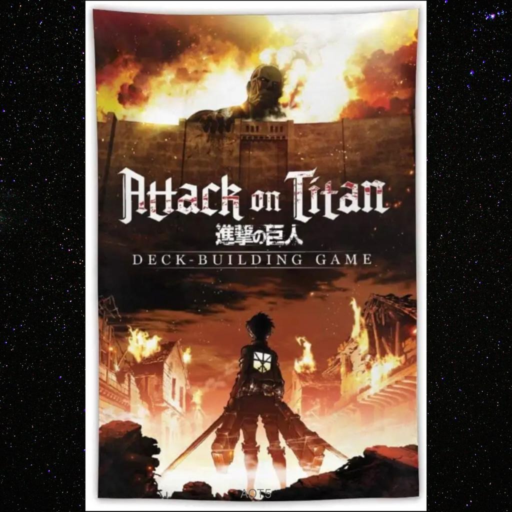 attack on titan tapestry