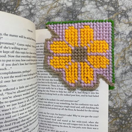 Flower bookmark