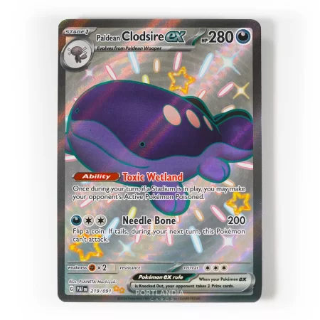 Shiny Paldean Clodsire ex fullart