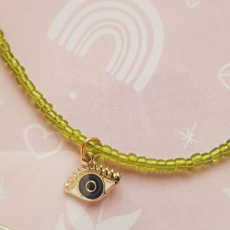 Evil eye dainty necklace