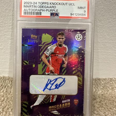 P23-24 Topps Gold X Whip Elite Autographs Martin Odegaard /25 Jersey Match 🔥 SPs 9