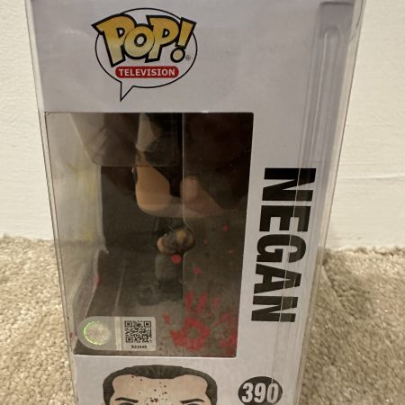 JEFFREY DEAN MORGAN SIGNED WALKING DEAD NEGAN 390 FUNKO POP   Swau COA +++