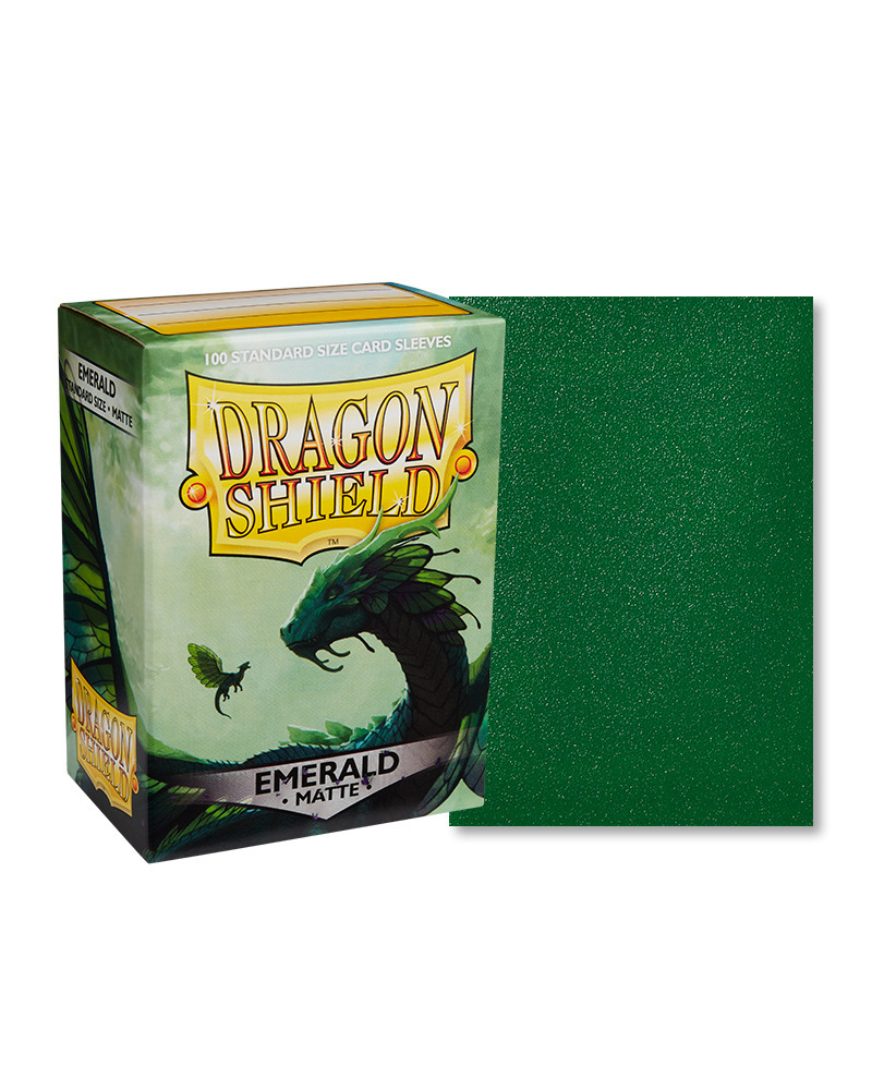 Dragon Shield Matte Emerald - Standard Size Sleeves 100 ct