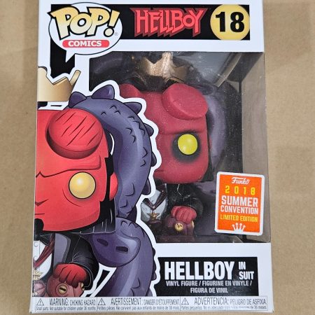 Hellboy in suit funko