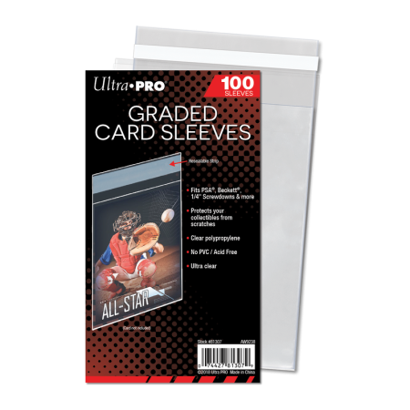 Ultra Pro Graded Card Sleeves Resealable (100 Standard Sleeves)