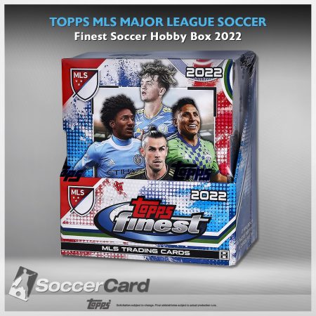 Topps MLS Major League Soccer Finest Soccer Hobby Box 2022 - Sealed