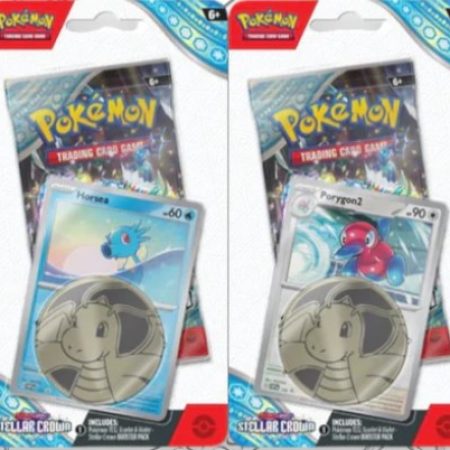 Pokemon Scarlet & Violet Stellar Crown horsea and porygon2 Blister Pack