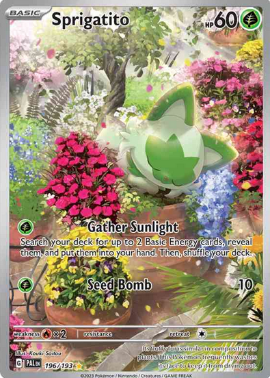 Sprigatito - 196/193 - SV02: Paldea Evolved
