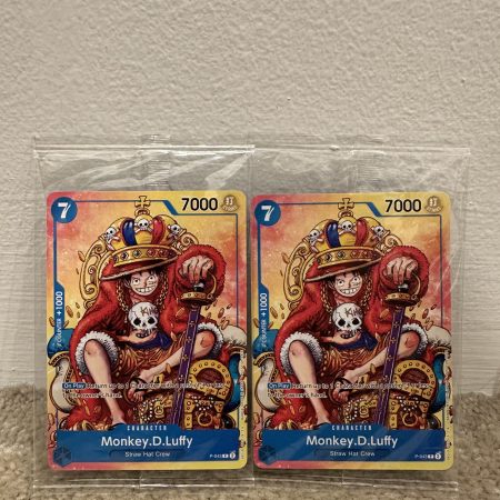 One Piece TCG MONKEY D LUFFY P-043 PROMO Sealed ENG No foil
