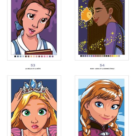 Coloriages mystères Disney - Best of Héroïnes