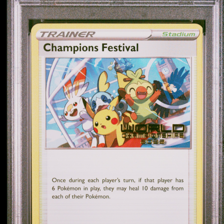 Champions Festival Pokemon Worlds SWSH296 - PSA 9