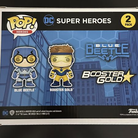 Booster gold & blue beetle funko