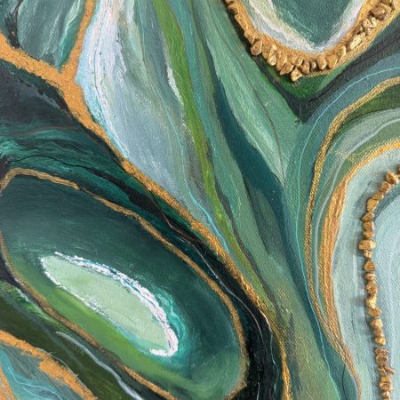 Acrylic Painting: Malachite Dreamscape