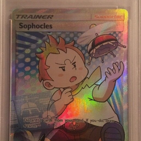 Low POP - PSA 10 - Sophocles 146/147 FULL ART - Burning Shadows