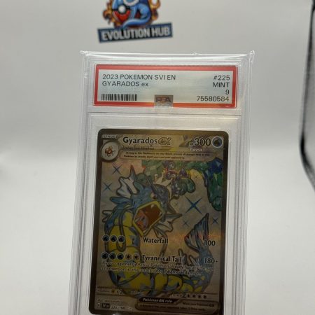 Pokemon Scarlet and Violet Base Set Gyarados ex   225/198 PSA 9