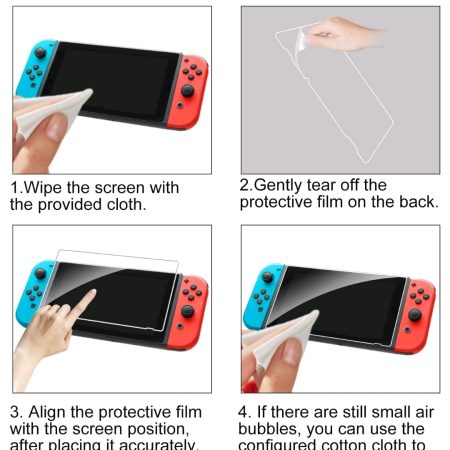 3pcs Tempered Glass Screen Protector for Nintendo Switch
