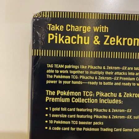 Pikachu and Zekrom gx premium collection