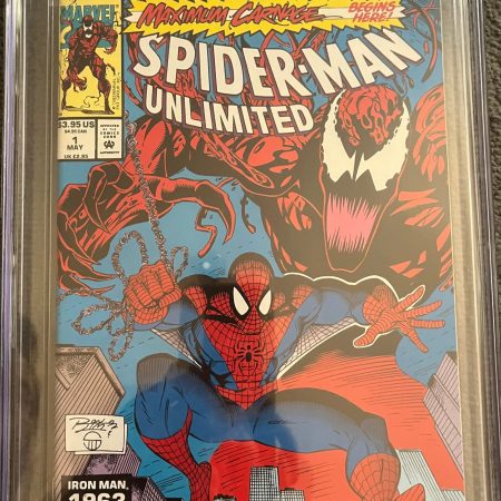 Spider-Man Unlimited #1 1st Appearance of Shriek CGC Graded 9.6