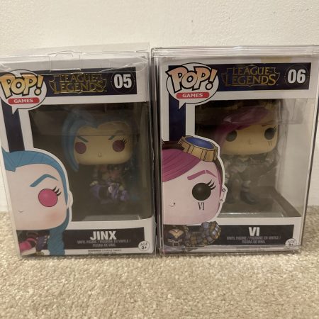 Jinx Figure Vi Figure Jinx Funko Pop League Of Legends Figure Arcane