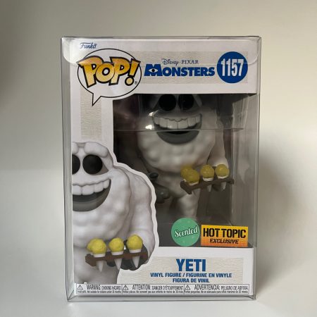 Funko Pop! DISNEY Pixar Monsters Yeti #1157 scented Hot Topic Exclusive with free protector