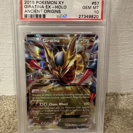 2015 Pokemon XY Ancient Origins Giratina EX #57 Holo 57/98 eBay/ RARE PSA 10