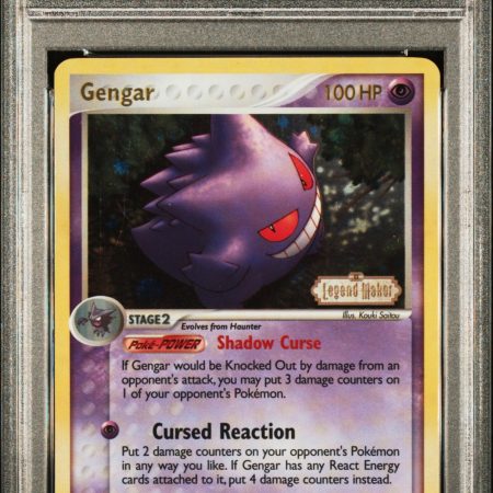 Gengar - Reverse Foil (STAMPED) - Legend Maker (2006) - PSA 9