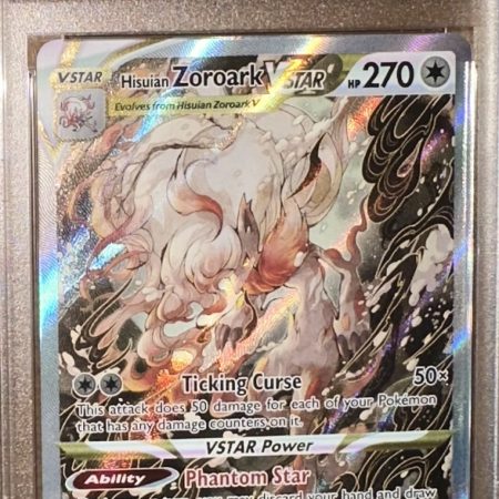 Pokemon Hisuian Zoroark VSTAR Crown Zenith Galarian Gallery Alt Art #GG56 PSA 10