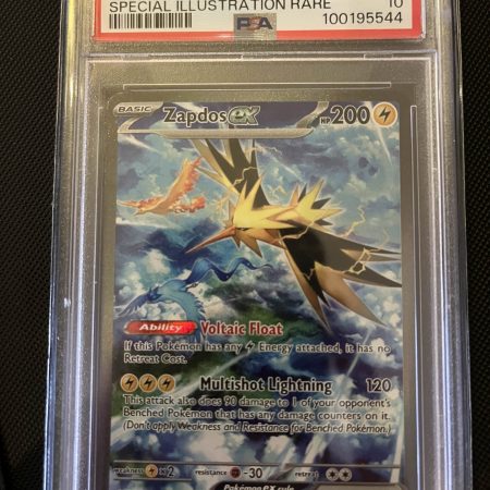 PokéMon TCG Zapdos EX #202 Special Illustration Rare PSA 10