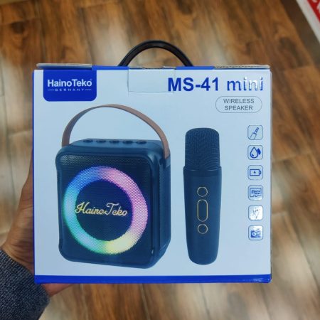 HainoTeko Germany MS-41 Mini Wireless Bluetooth Portable Speaker with Mic Black