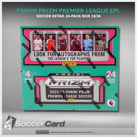 Panini Prizm Premier League EPL Soccer Retail 24-Pack Box 23/24 - Sealed
