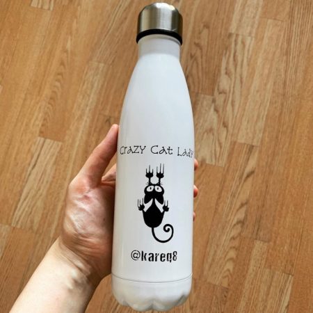 Crazy cat lady bottle